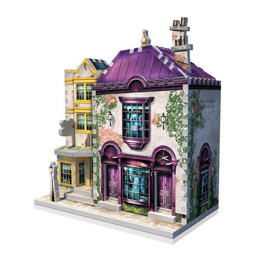 Harry Potter 3D puzzle, Prečna ulica, Plašči madam Malkin za vse priložnosti & Sladoledni vrt Floreana Fortescurja, 290 kosov